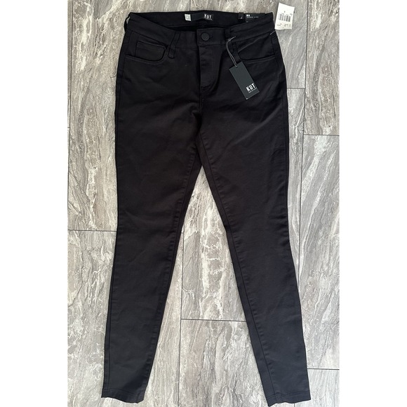 Kut from the Kloth Pants - KUT From The Kloth Mia Toothpick Skinny Pants Women's 6 Black Ponte NWT 0126